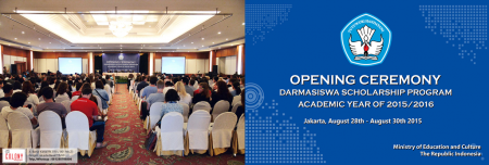Opening Ceremony Darmasiswa Student of 2015/2016